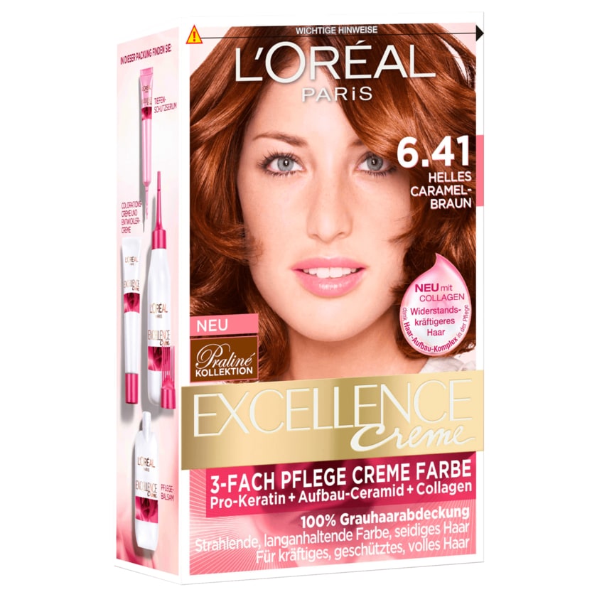 L'Oréal Paris Excellence 6.41 sehr helles Caramelbraun